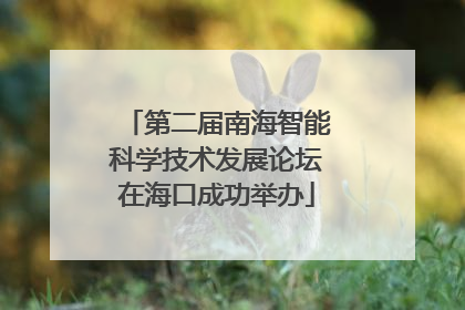 第二届南海智能科学技术发展论坛在海口成功举办